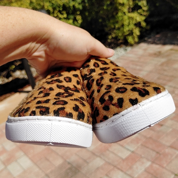 Anna Leopard Print Slip On Sneaker Shoes Size 7.5 - Picture 6 of 8